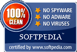 Softpedia 100% clean award
